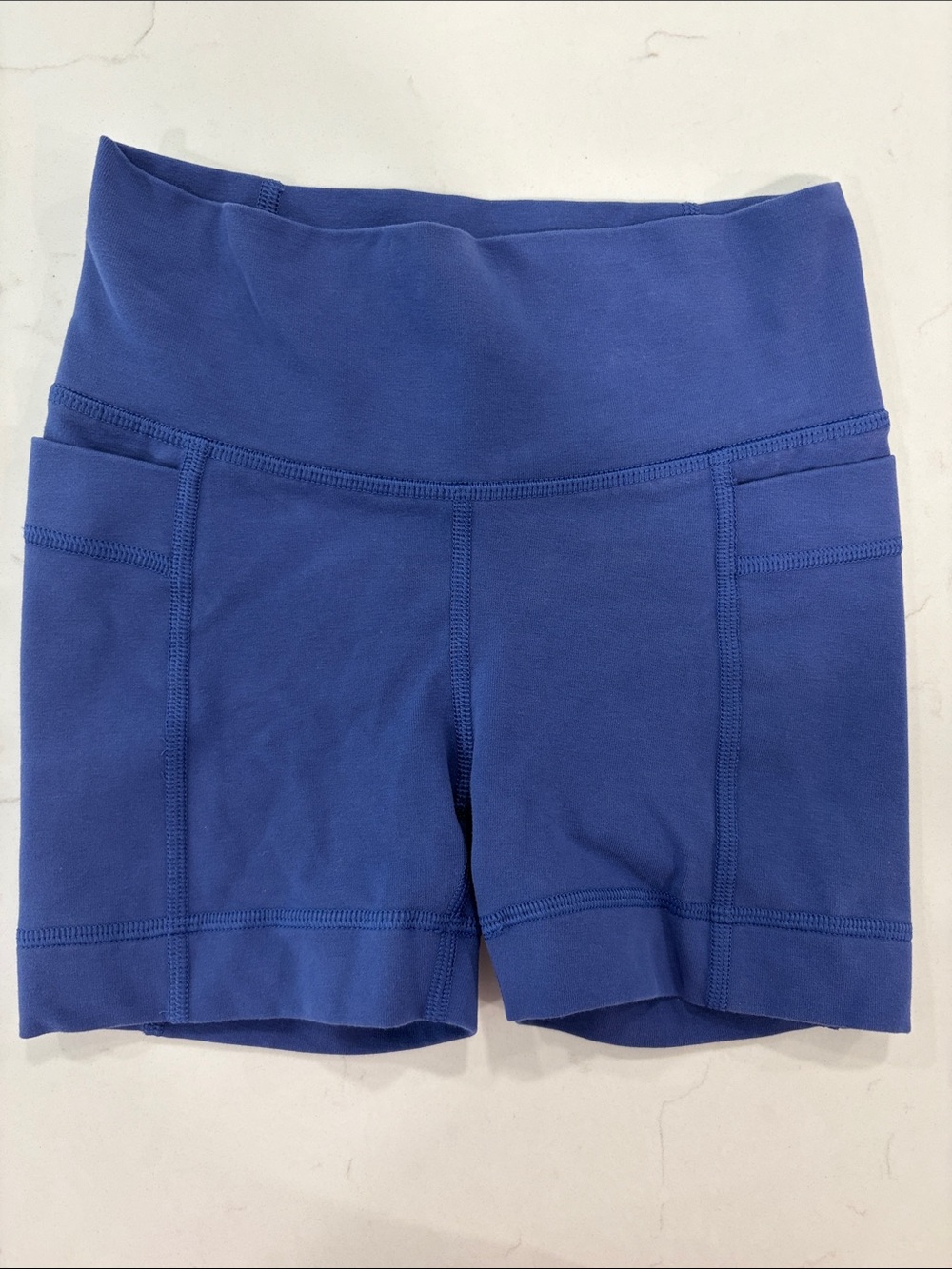 Athleta Girls Royal Blue Athletic Bike Shorts